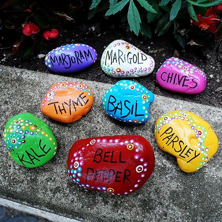  http://craftsbyamanda.com/painted-rock-garden-markers/
